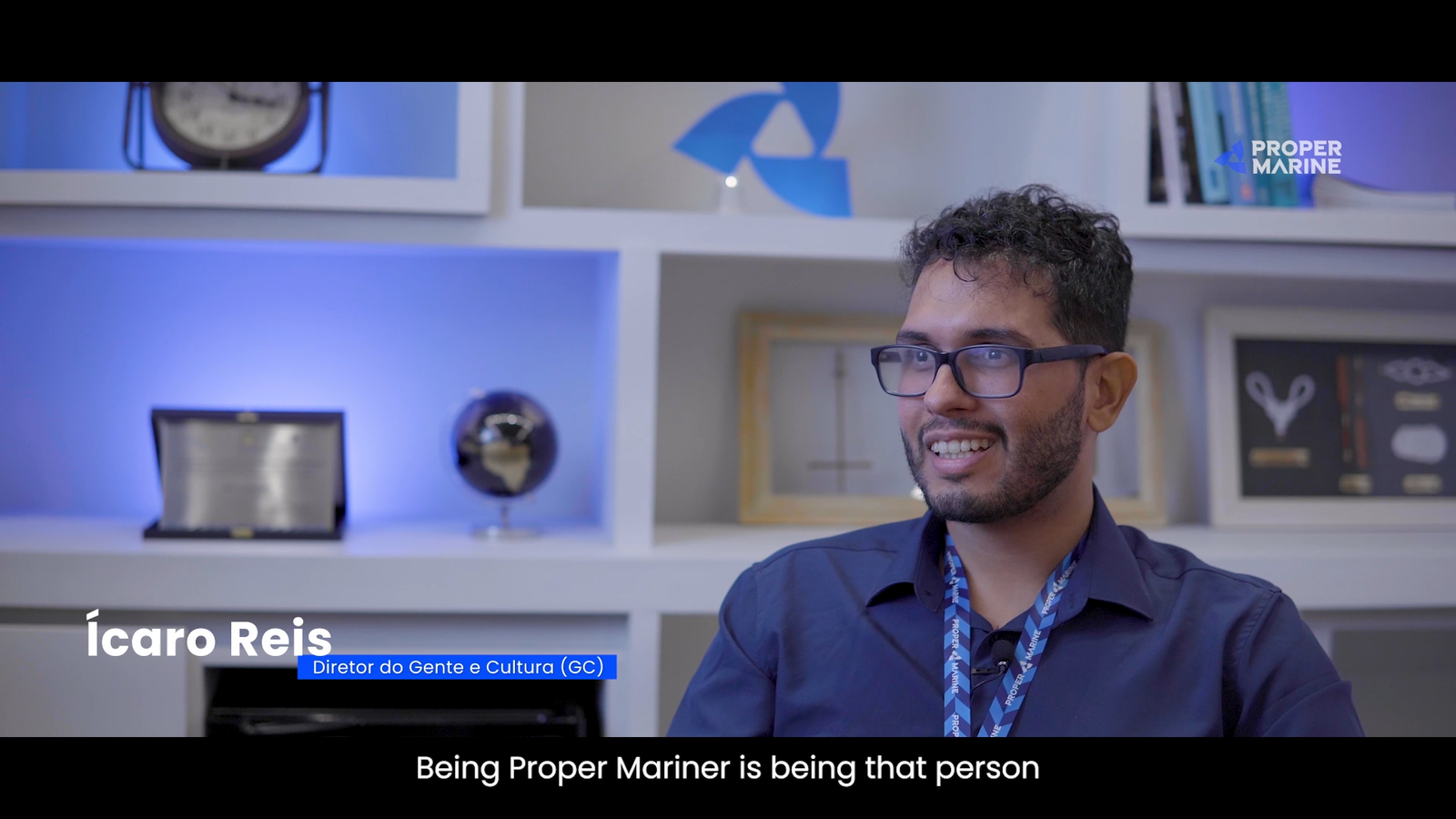 Campanha de engajamento do time Proper Marine