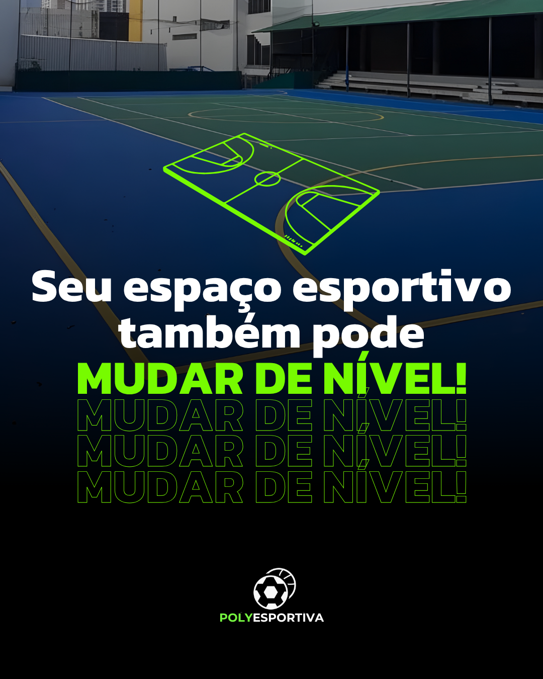 Conteúdo para redes sociais da Polyesportiva
