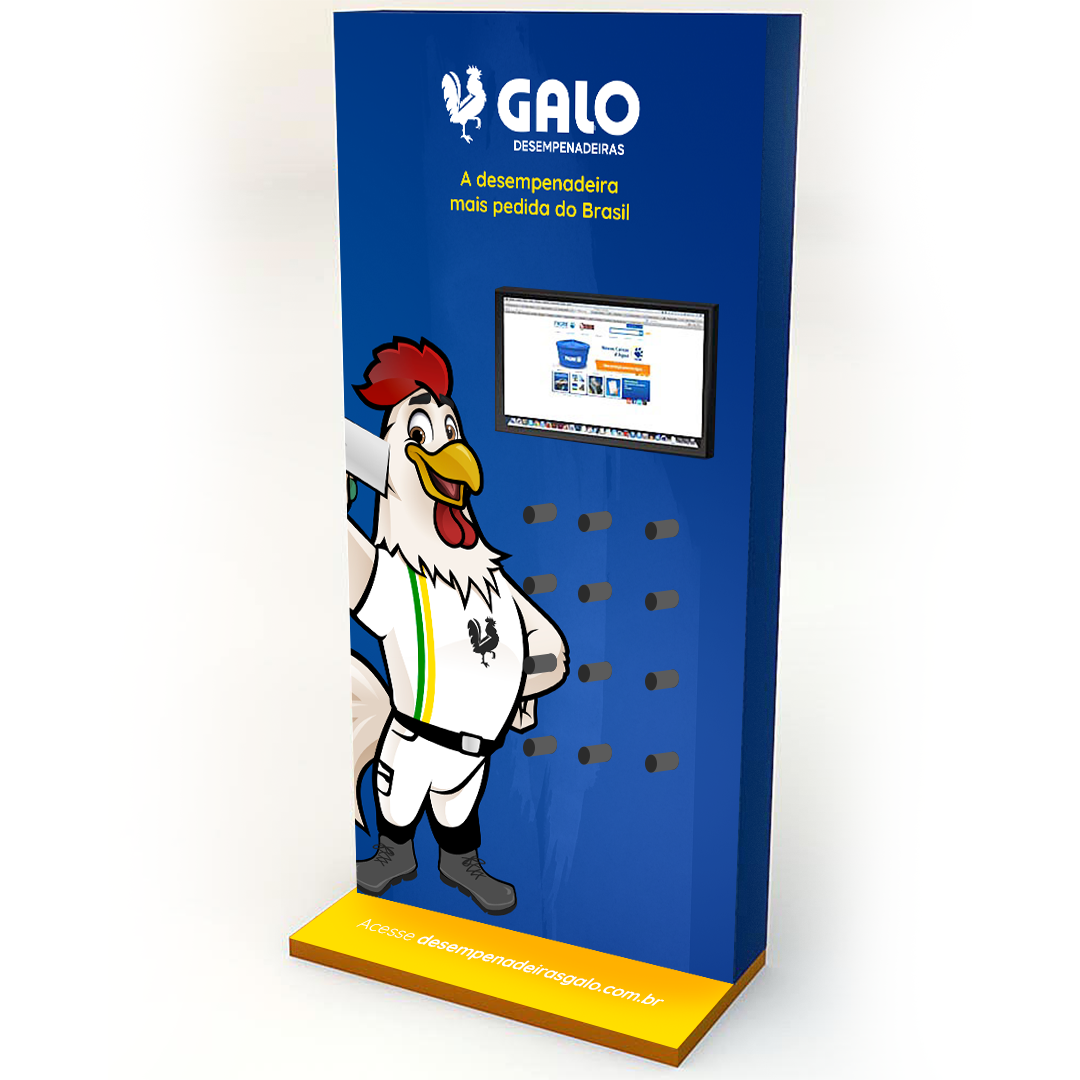 Placa de exposição Galo